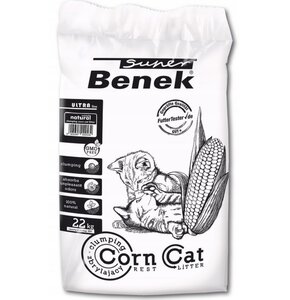 Żwirek dla kota SUPER BENEK Corn Cat Ultra Naturalny 22534 35 L