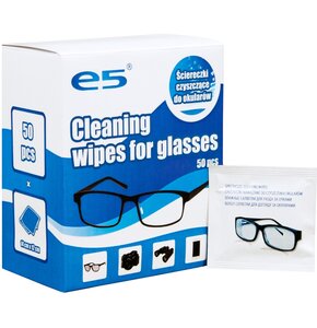 Chusteczki E5 do okularów RE02551 52 szt.