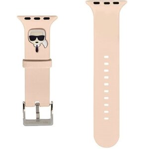 Pasek KARL LAGERFELD Karl Head do Apple Watch (42/44/45mm) Różowy