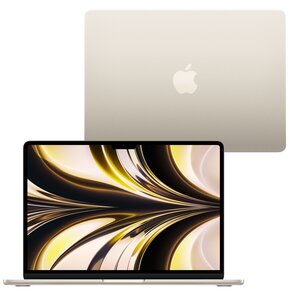 Laptop APPLE MacBook Air 13.6" Retina M2 8GB RAM 512GB SSD macOS Księżycowa poświata