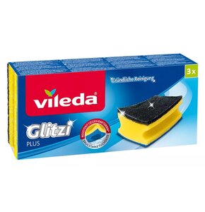 Zmywak kuchenny VILEDA Glitzi Plus (3 sztuki)