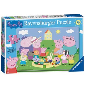 Puzzle RAVENSBURGER Świnka Peppa: Piknik 8632 (35 elementów)
