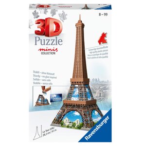 Puzzle 3D RAVENSBURGER Mini budowle Wieża Eiffla 12536 (60 elementów)