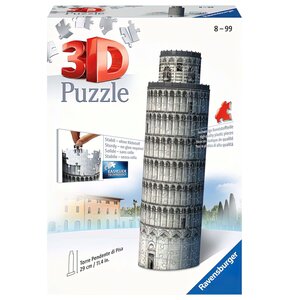 Puzzle 3D RAVENSBURGER Mini budowle Krzywa wieża w Pizie 11247 (60 elementów)