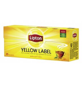 Herbata LIPTON Yellow Label Czarna (25 sztuk)