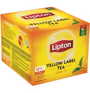 Herbata LIPTON Yellow Label Czarna (200 sztuk)