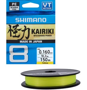 Plecionka SHIMANO Kairiki 8 0.16 mm / 150 m Żółty