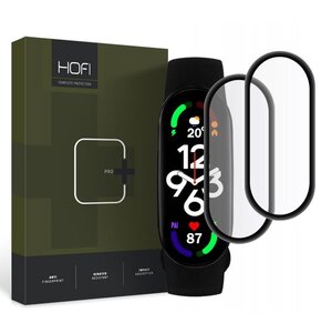 Szkło hybrydowe HOFI Hybrid Pro+ do Xiaomi Mi Smart Band 7/7 NFC Czarny (2 szt.)