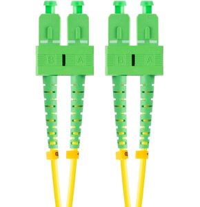Kabel patchcord LANBERG FO-SASA-SD11-0150-YE 15 m