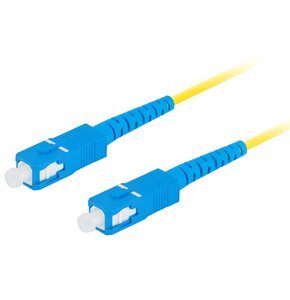 Kabel patchcord LANBERG FO-SUSU-SS11-0050-YE 5 m