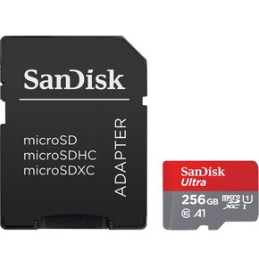U Karta pamięci SANDISK Ultra microSDXC 256GB + Adapter
