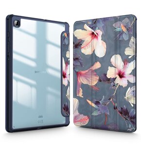 Etui na Galaxy Tab S6 Lite 2020/2022 TECH-PROTECT SmartCase Hybrid Kwiaty