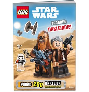 Książka LEGO Star Wars Zadanie: naklejanie LAS-302