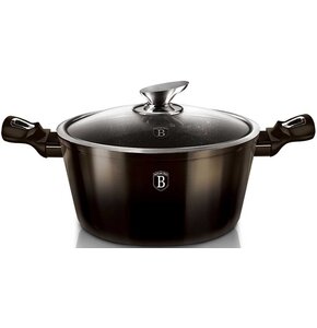 Garnek BERLINGER HAUS Metallic Line Shiny Black Edition BH-6604 20 cm