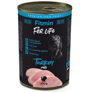 Karma dla psa FITMIN For Life Indyk 400 g