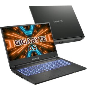 Laptop GIGABYTE A5 K1-AEE1130SD 15.6" IPS 144Hz R5-5600H 16GB RAM 512GB SSD GeForce RTX3060
