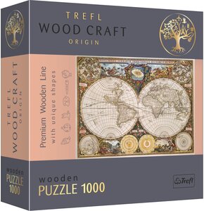 Puzzle TREFL Antyczna mapa świata 20144 (1000 elementów)