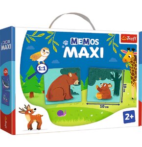 Gra logiczna TREFL Memos Maxi Zwierzęta i ich dzieci 02268