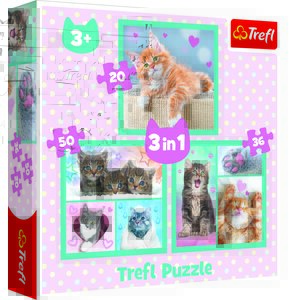 Puzzle TREFL Słodkie zwierzaki 34862 (106 elementów)