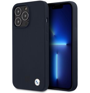 Etui BMW Silicone Signature do Apple iPhone 13 Pro Max Granatowy