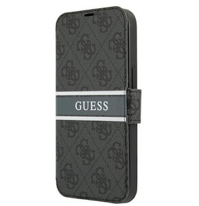 Etui GUESS 4G Stripe do Apple iPhone 13 Mini Szary