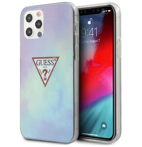 Etui GUESS Tie & Die Collection do Apple iPhone 12 Pro Max Niebieski