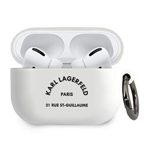 Etui na słuchawki KARL LAGERFELD Silicone RSG do Apple AirPods Pro Biały