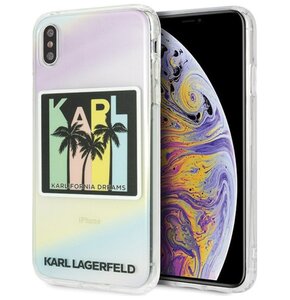 Etui KARL LAGERFELD Kalifornia Dreams do Apple iPhone Xs Max Wielokolorowy