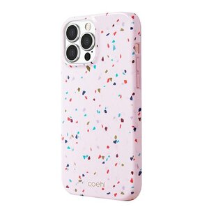 Etui UNIQ Coehl Terrazzo do Apple iPhone 13 Pro Max Różowy
