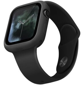 Etui UNIQ Lino do Apple Watch Series 4/5/6/SE (40 mm) Czarny