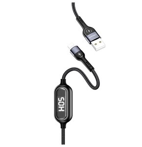 Kabel USB - Lightning USAMS U48 2A 1.2 m Czarny