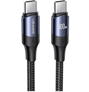 Kabel USB-C - USB-C USAMS 1.2 m 100W Czarny