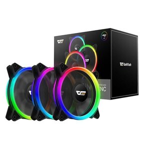 Wentylator DARKFLASH DR12 Pro Czarny (3 szt.)