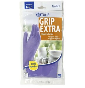 Rękawiczki lateksowe TULIP Grip Extra (rozmiar S)
