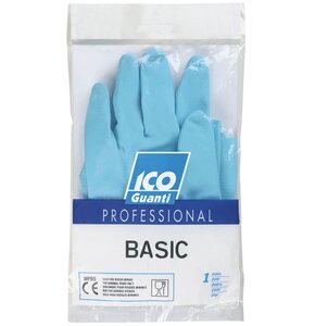 Rękawiczki lateksowe ICO GUANTI Basic Blue (rozmiar M)