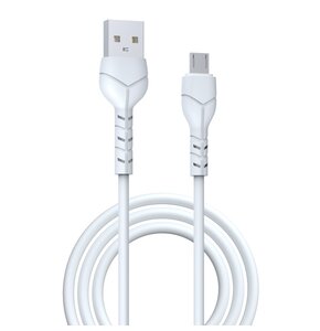 Kabel USB - Micro USB DEVIA Kintone 2.1A 1 m Biały