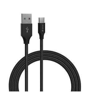 Kabel USB - USB-C DEVIA Gracious 2.1A 2 m Czarny