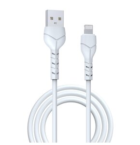 Kabel USB - Lightning DEVIA Kintone 2.1A 1 m Biały