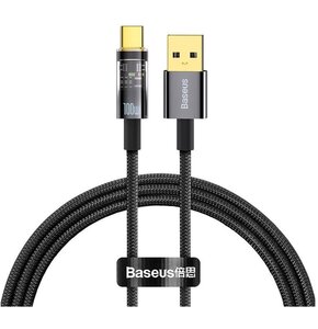 Kabel USB - USB Typ-C BASEUS Explorer 100W 1 m Czarny