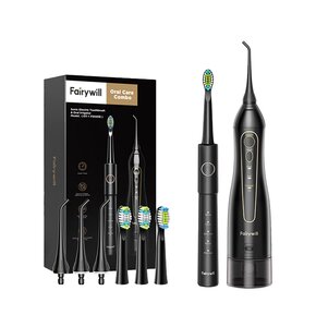 Irygator FAIRYWILL FW-5020E+ Szczoteczka soniczna FW-E11 Czarny