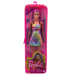 Lalka Barbie Fashionistas Sukienka geometryczny wzór HBV22