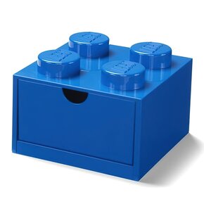 Pojemnik na LEGO z szufladką Brick 4 Niebieski 40201731