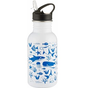 Butelka stalowa TYPHOON SeaLife Biało-niebieski