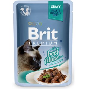 Karma dla kota BRIT Premium Wołowiana 85 g