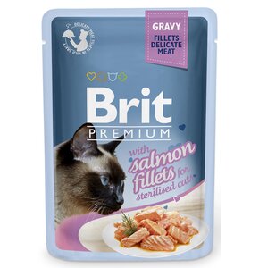 Karma dla kota BRIT Premium Łosoś 85 g