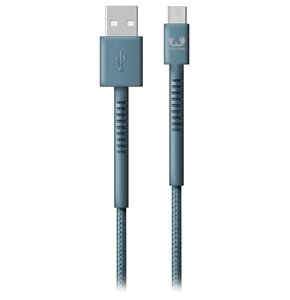 Kabel USB-A - USB-C FRESH N REBEL 2.0 m Niebieski