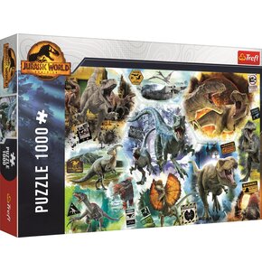 Puzzle TREFL Jurassic World Na tropie dinozaurów 10727 (1000 elementów)