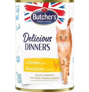 Karma dla kota BUTCHER'S Delicious Dinners kawałki z kurczakiem w galaretce 400 g