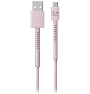 Kabel USB - Micro USB FRESH N REBEL Smokey Pink Różowy 2 m
