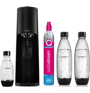 Saturator SODASTREAM Terra Czarny + 3 butelki